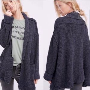 Free people low tide xs/s open cardigan